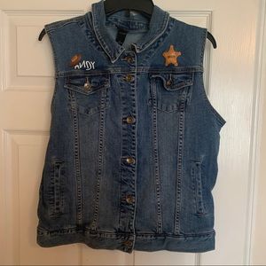 DENIM VEST TOY STORY